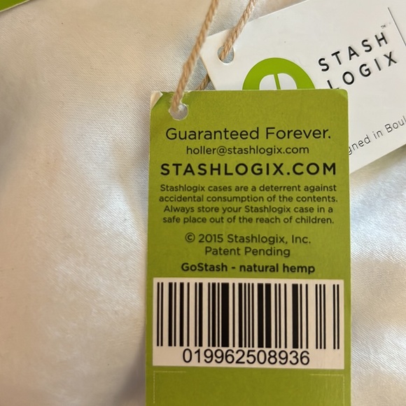 Stash Logix Bag. Small. Color and material is Hemp - Picture 4 of 4